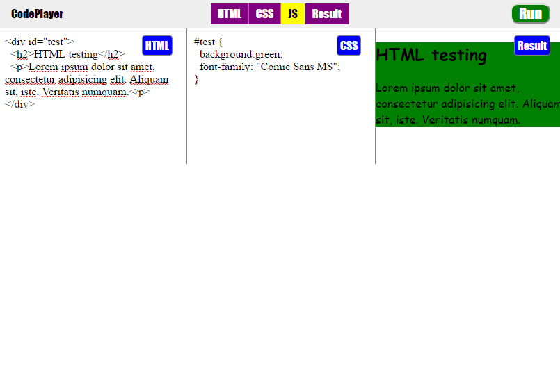 Code Player Site